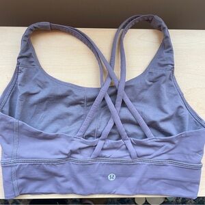 lululemon athletica Purple Longline Energy Sports Bra